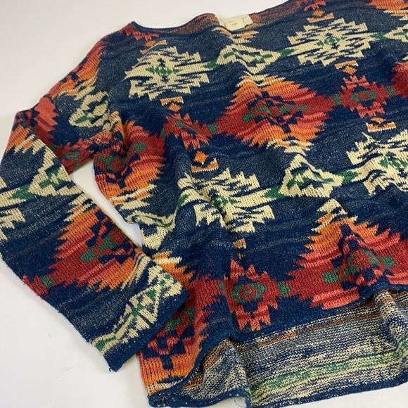 Denim & Supply Aztec print sweater C32 - Picture 5 of 8